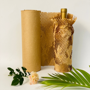 Giấy Tổ Ong Kraft gói chai thủy tinh