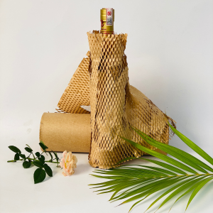 Giấy Tổ Ong Kraft gói chai thủy tinh