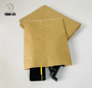 Túi Bông Cotton màu nâu